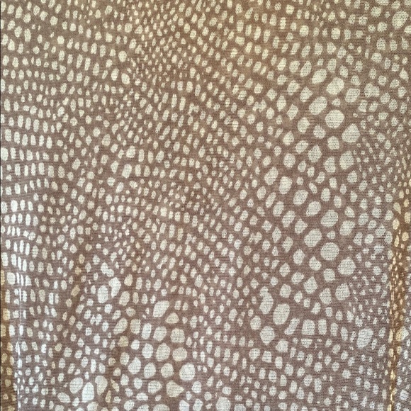 Chico's Gray Ruffle Button-Down Top - Picture 8 of 9